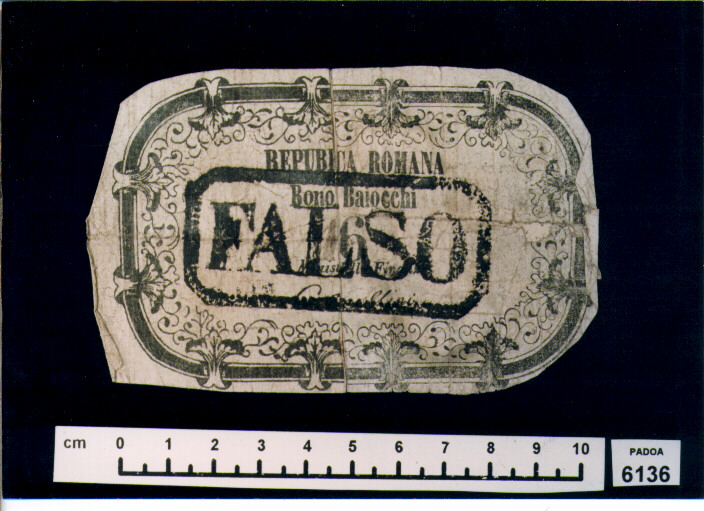 FALSO DI BUONO DI BAIOCCHI 16 (SEC. XIX D.C)