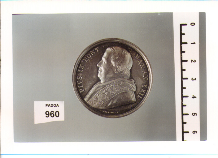 MEDAGLIA di Bianchi Ignazio (SEC. XIX D.C)