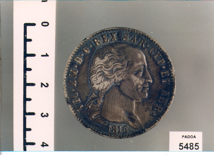 LIRE 5 di LAVY AMADEO (SEC. XIX D.C)