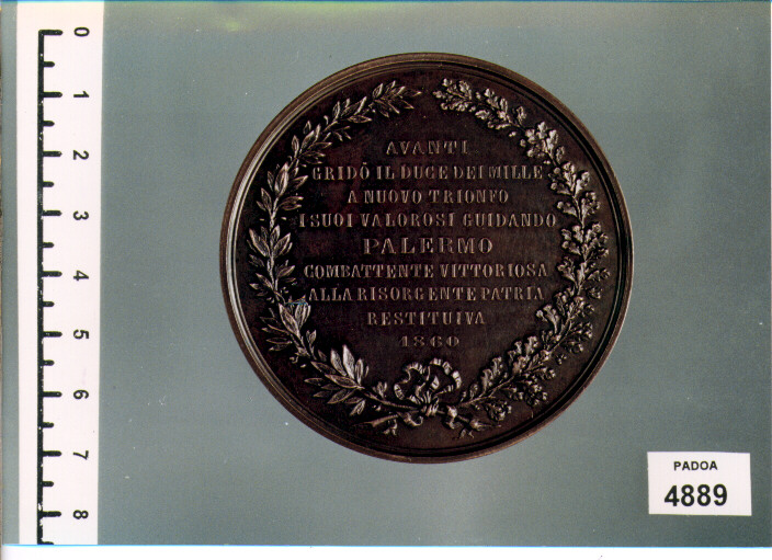 MEDAGLIA di GRAZIOLI FRANCESCO (SEC. XIX D.C)