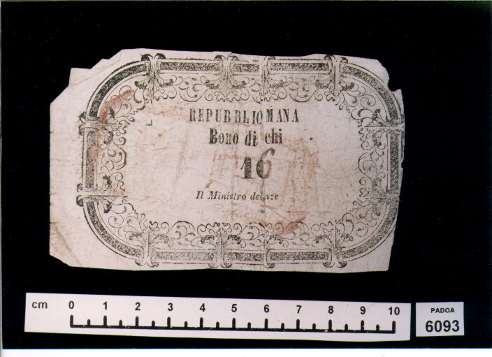 FALSO DI BUONO DI BAIOCCHI 16 (SEC. XIX D.C)