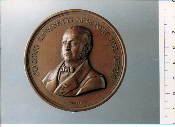 MEDAGLIA di FERRARIS GIUSEPPE (SEC. XIX D.C)