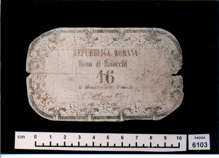 FALSO DI BUONO DI BAIOCCHI 16 (SEC. XIX D.C)