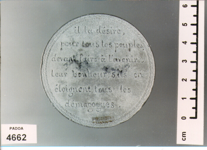 MEDAGLIA (SEC. XIX D.C)