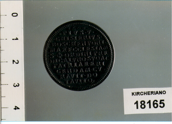 MEDAGLIA di BONZAGNA GIAN FEDERIGO (SEC. XIX D.C)
