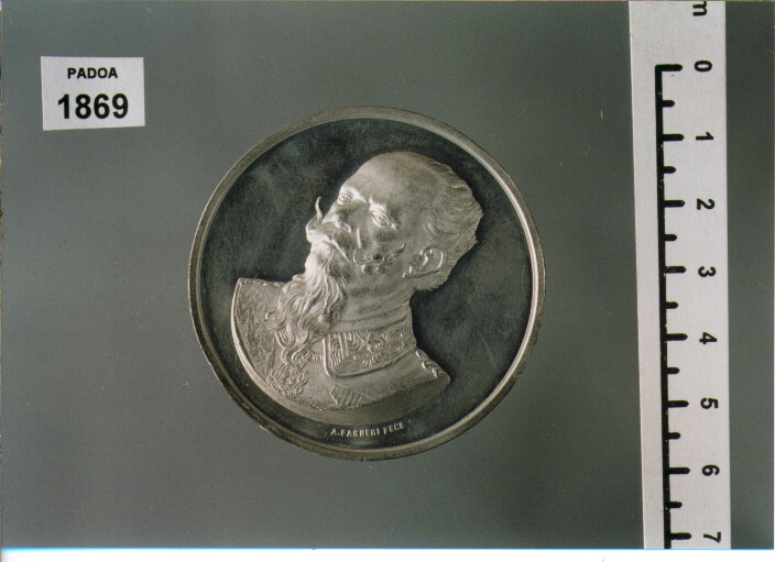 MEDAGLIA di FARNESI ADOLFO DI NICOLA (SEC. XIX D.C)