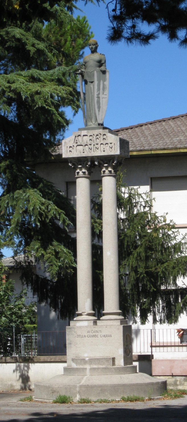 allegoria della Patria (monumento ai caduti - a colonna) - ambito romagnolo (sec. XX)