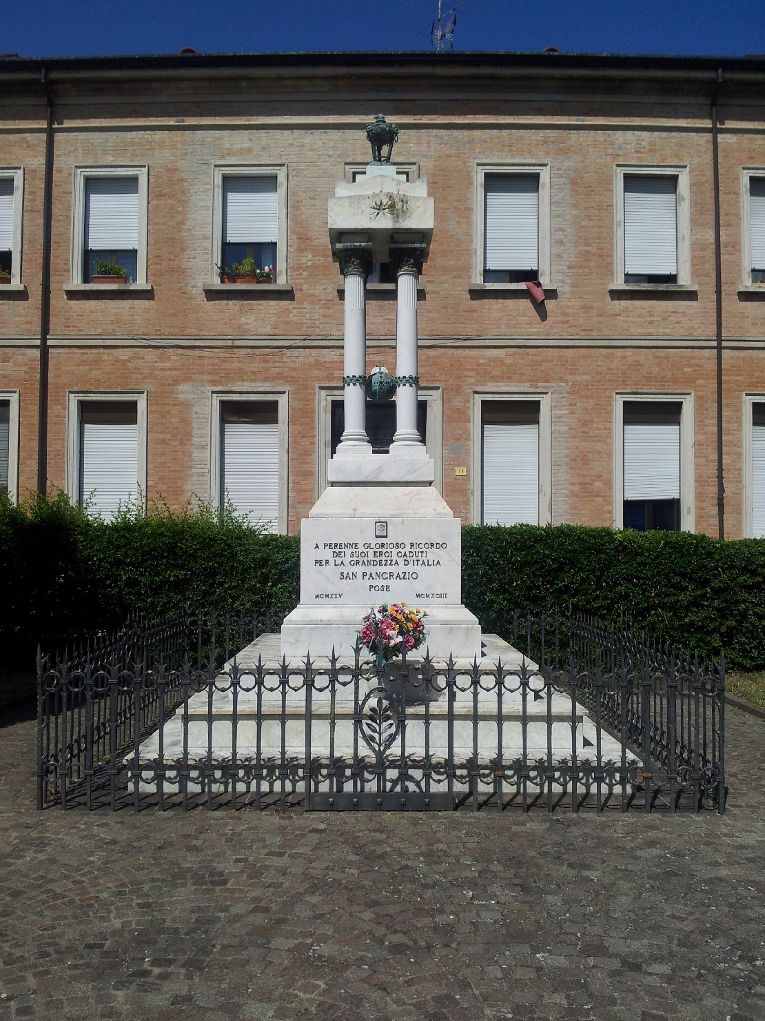 monumento ai caduti - ad ara - bottega romagnola (sec. XX, sec. XX)