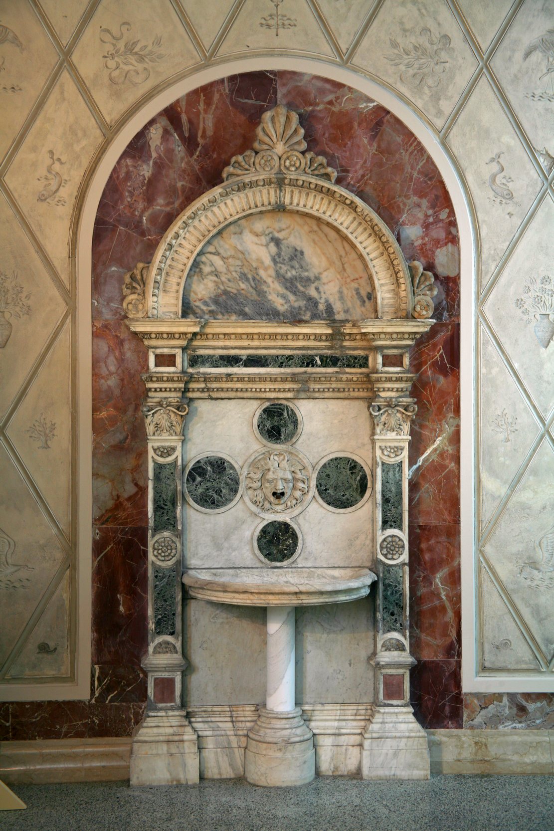 fontana a muro - ambito veneziano (fine sec.XIX)