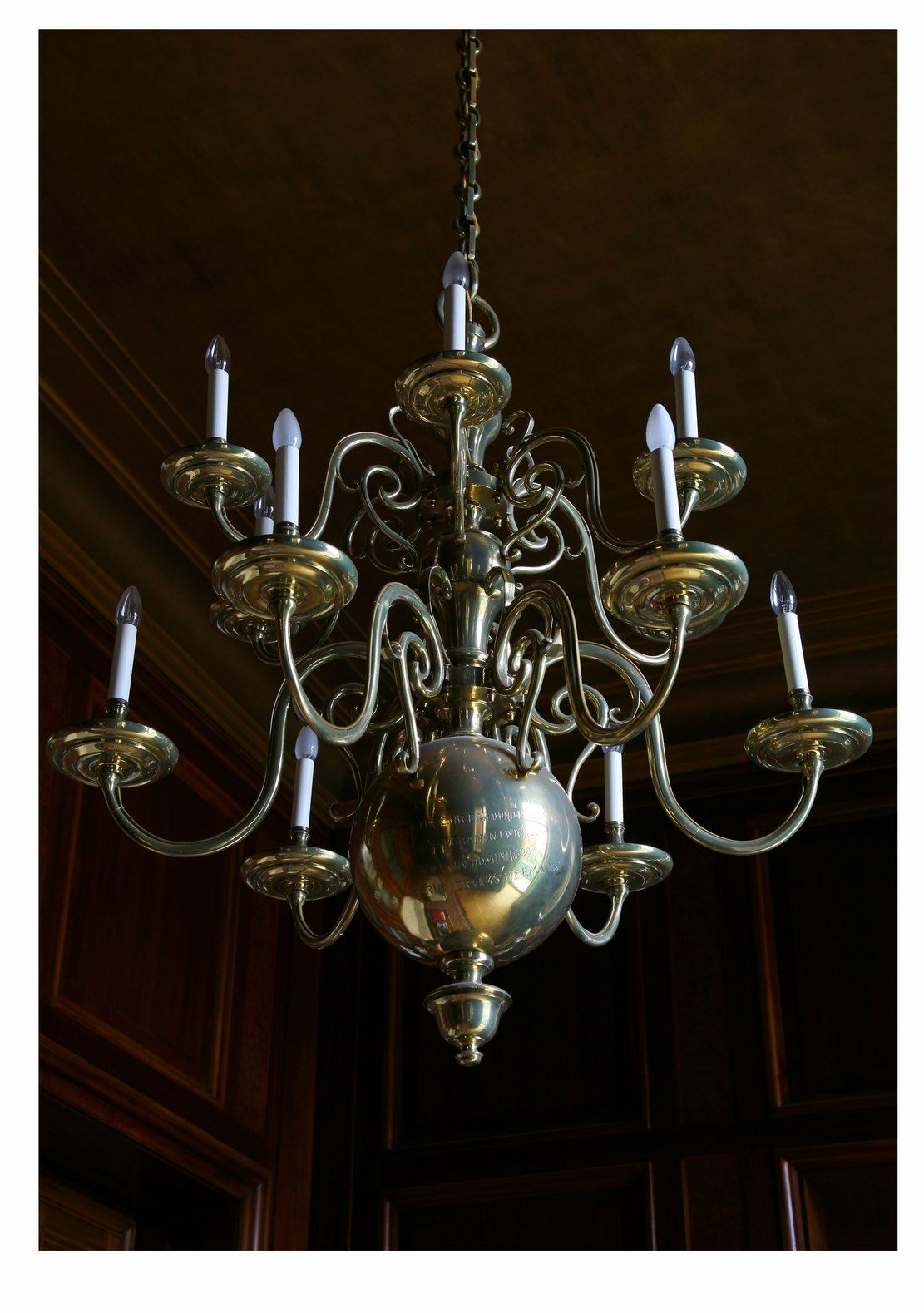 lampadario - ambito fiammingo (sec. XVII)