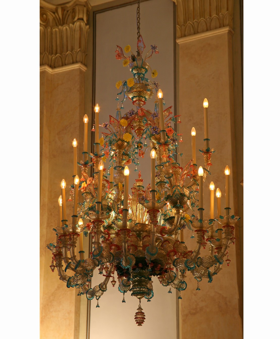 lampadario, coppia - ambito veneziano (metà sec. XIX)