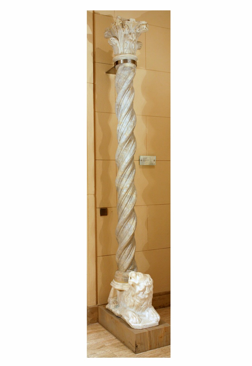 colonna, coppia - ambito italiano (fine/ inizio sec. XIV-XVI)