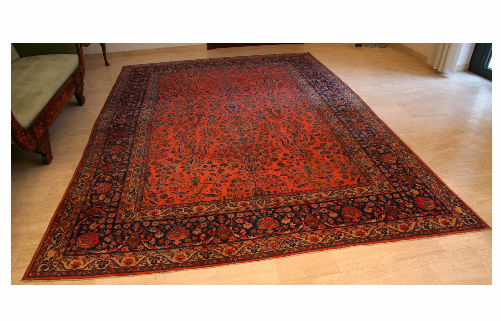 Tappeto Sarougk Mahadshiran, tappeto detto "americano" (tappeto) - produzione iraniana (sec. XX)