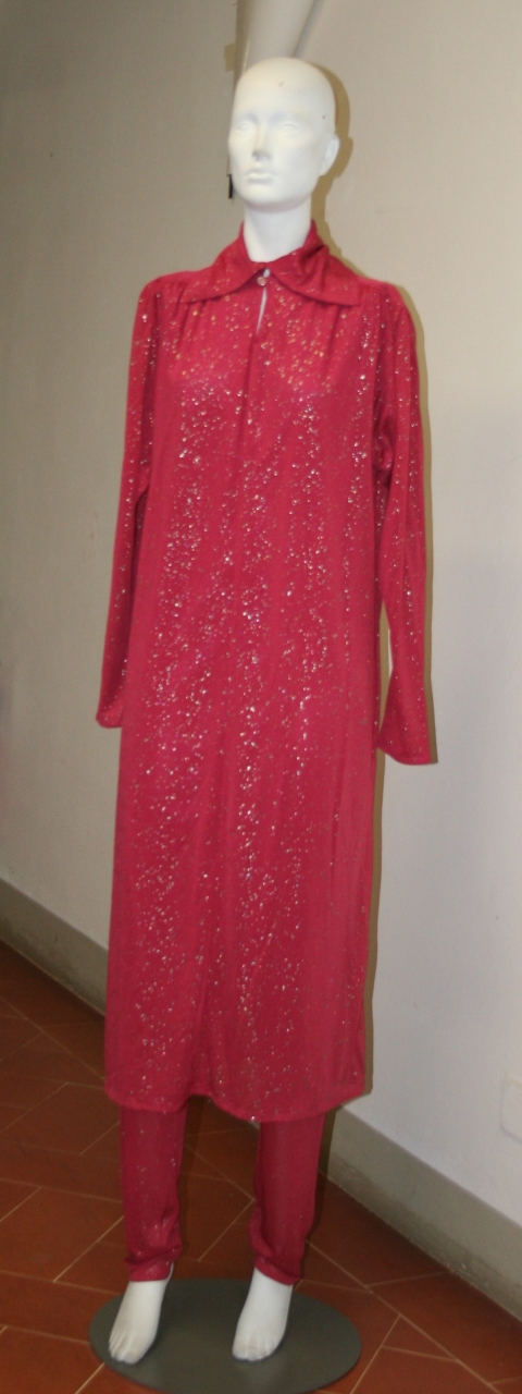 abito, elemento d'insieme - manifattura italiana (ultimo quarto sec. XX)