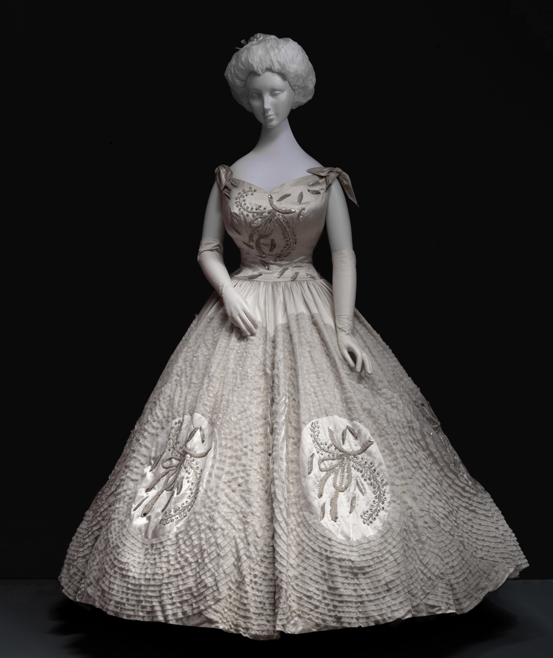 abito, da sera, femminile - ambito toscano (metà sec. XX)