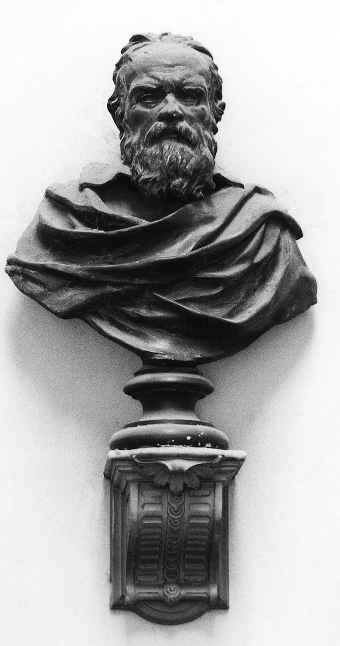 busto ritratto di Galileo Galilei (scultura) - produzione toscana (seconda metà sec. XIX)