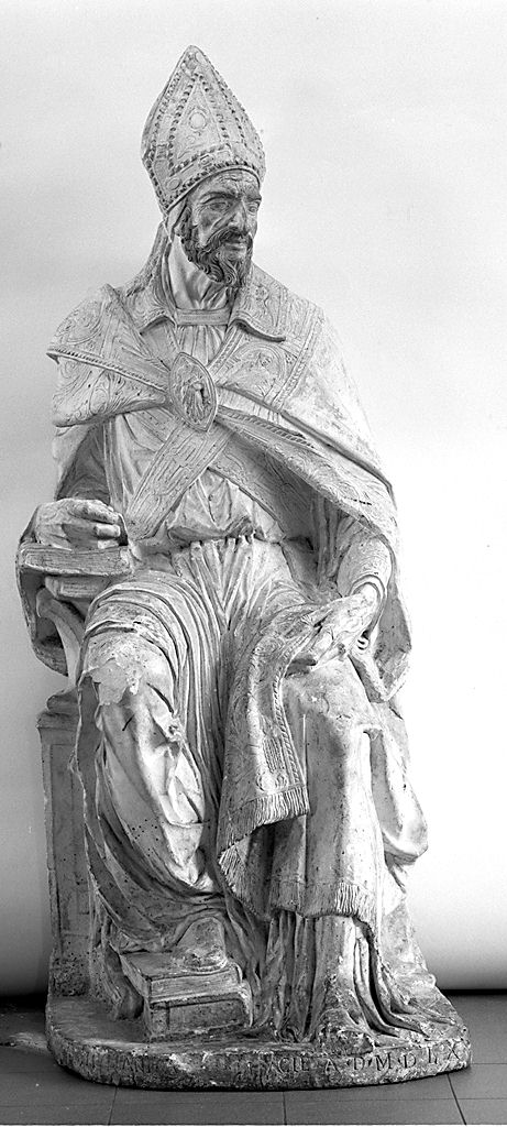 vescovo (statua) - bottega toscana (secc. XIX/ XX)