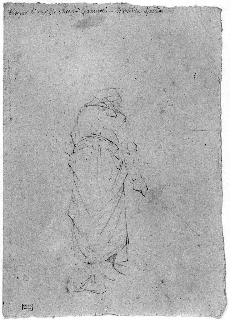 figura femminile (disegno) di Cannicci Niccolò (secc. XIX/ XX)