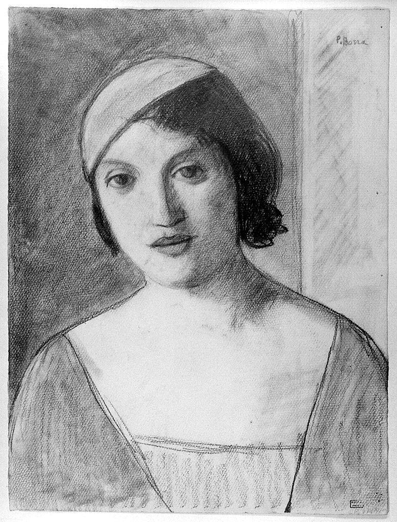 figure femminili (disegno) di Borra Pompeo (sec. XX)