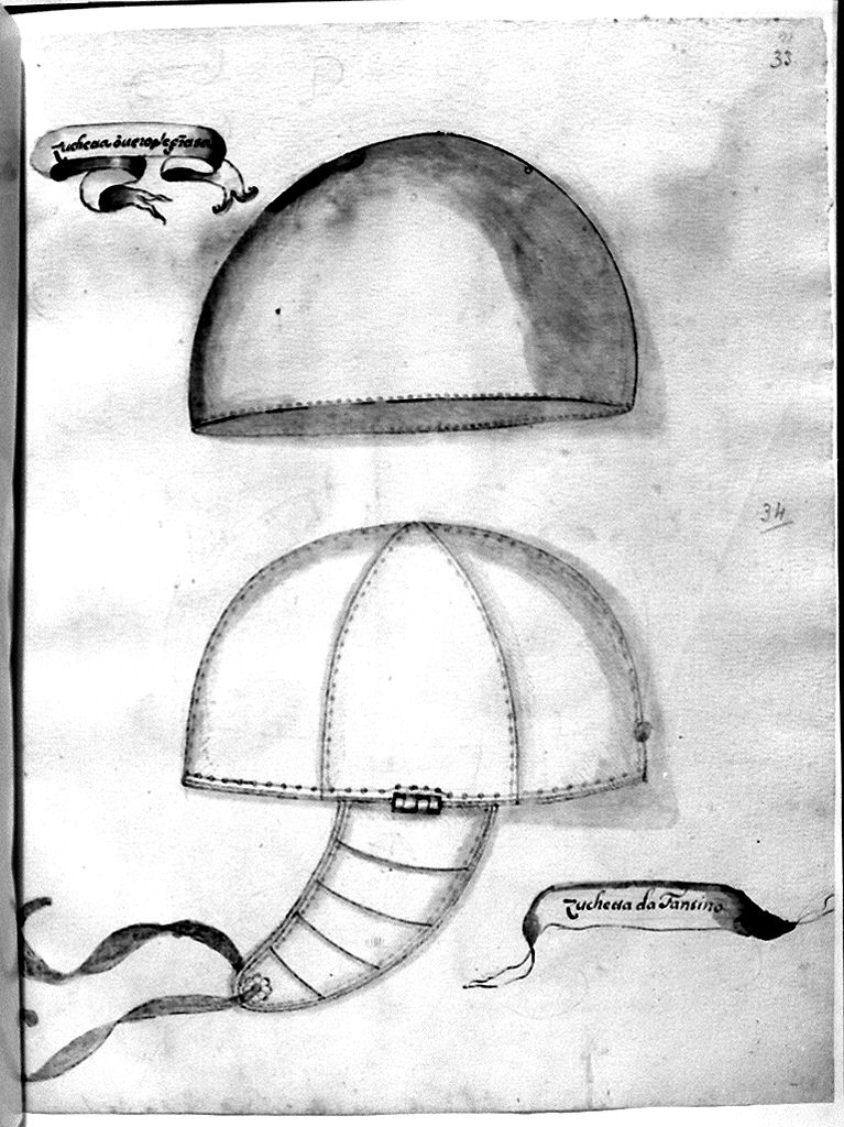 elmo (disegno) - ambito toscano (secc. XVII/ XVIII)