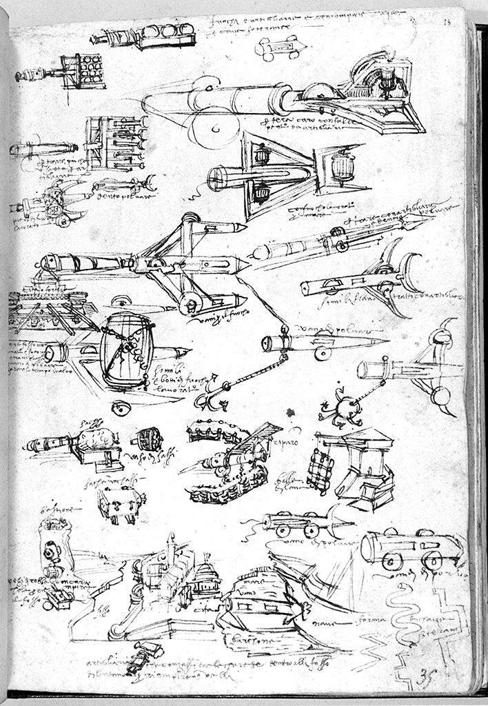 macchinari (disegno) - ambito toscano (sec. XVI)