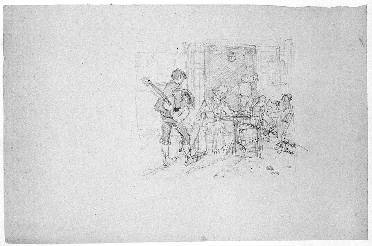 musici (disegno) di Tiratelli Cesare (sec. XIX)