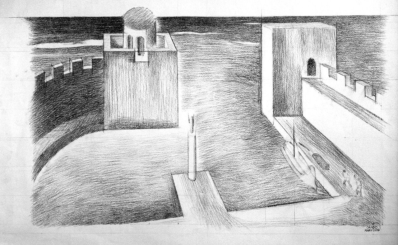 porto (disegno) di Marussig Guido (sec. XX)