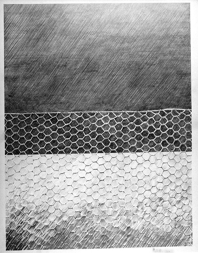 rete metallica (disegno) di Del Debbio Giuseppe (sec. XX)