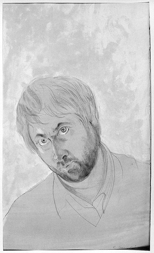 ritratto d'uomo (disegno) di Giovannelli Roberto (ultimo quarto sec. XX)