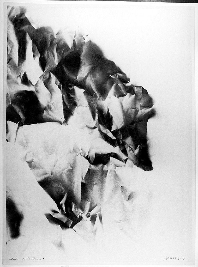 composizione astratta (studio per rottura) (disegno) di Giulietti Gustavo (sec. XX)