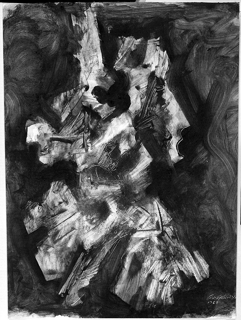 testa di donna (disegno) di Carpigiani Dante (sec. XX)