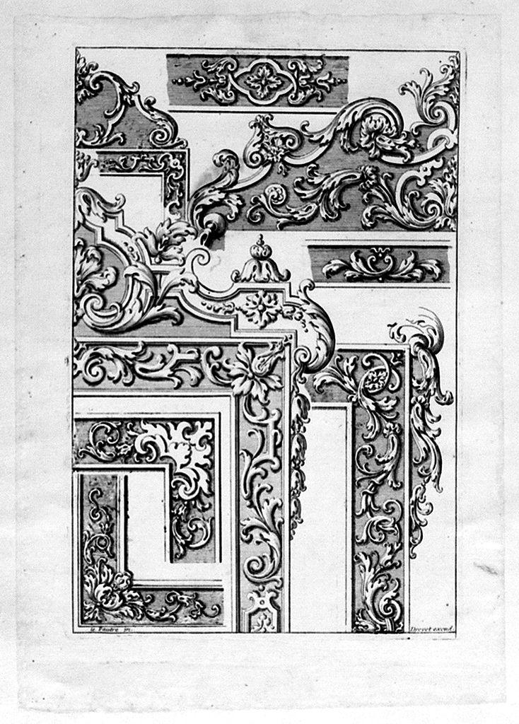 cornice (stampa) di Lepautre Jacques (ultimo quarto sec. XVII)