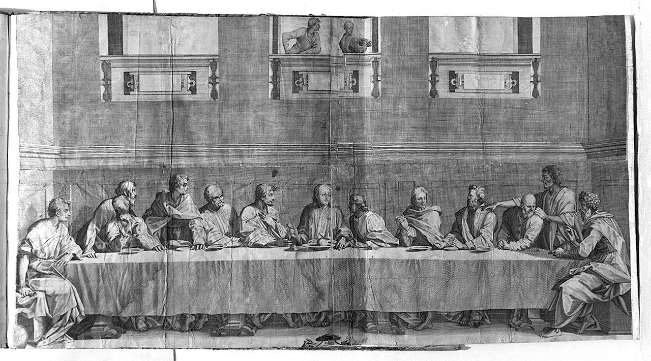 ultima cena (stampa smarginata) di Andrea d'Agnolo detto Andrea del Sarto - ambito fiorentino (sec. XIX)