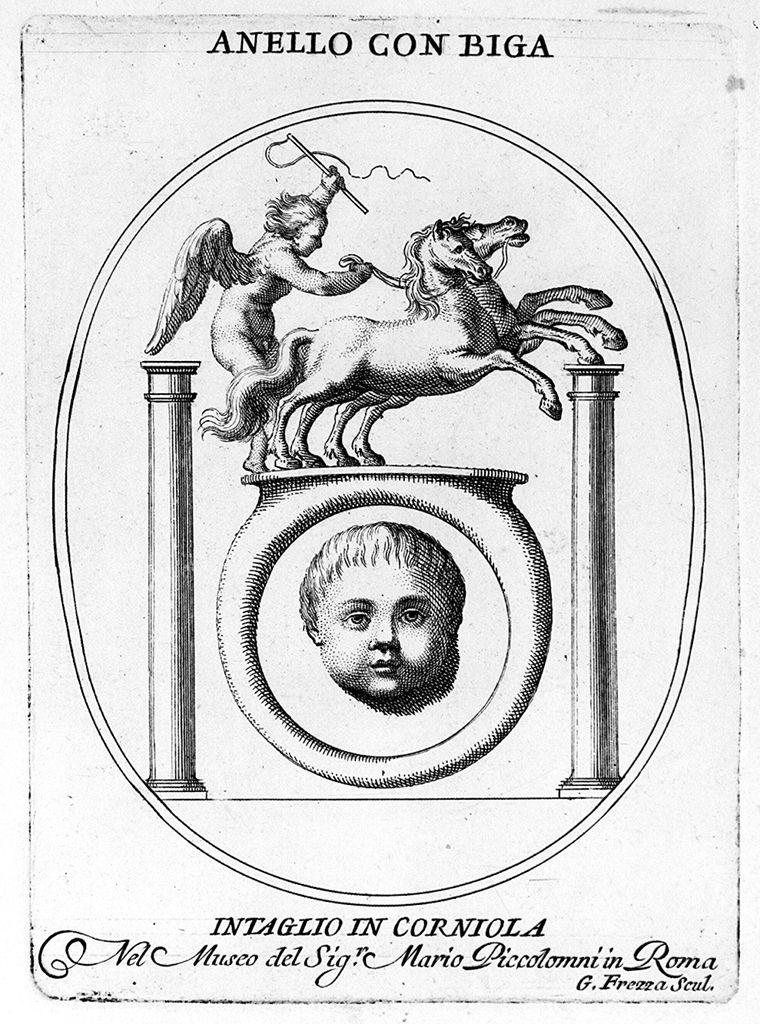 figure allegoriche femminili (stampa, serie) di Frezza Giovanni Girolamo (metà sec. XVIII)