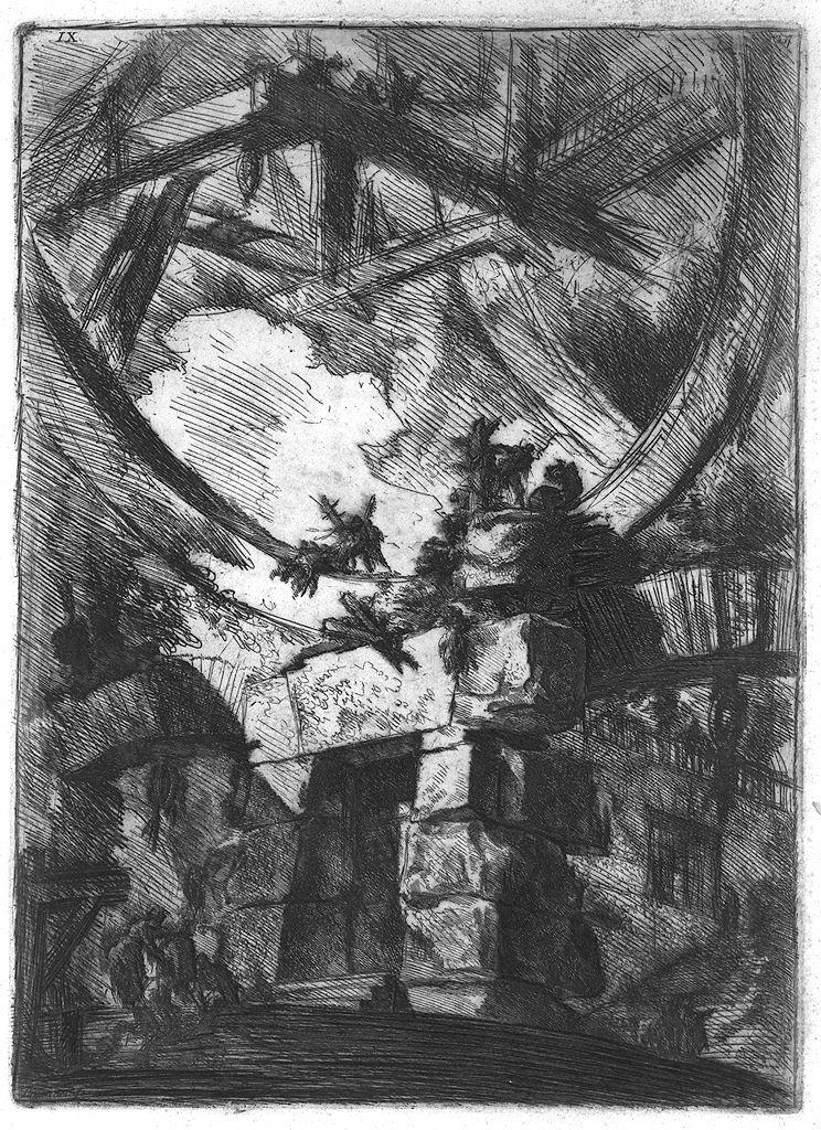 carcere (stampa, serie) di Piranesi Giovanni Battista (sec. XVIII)