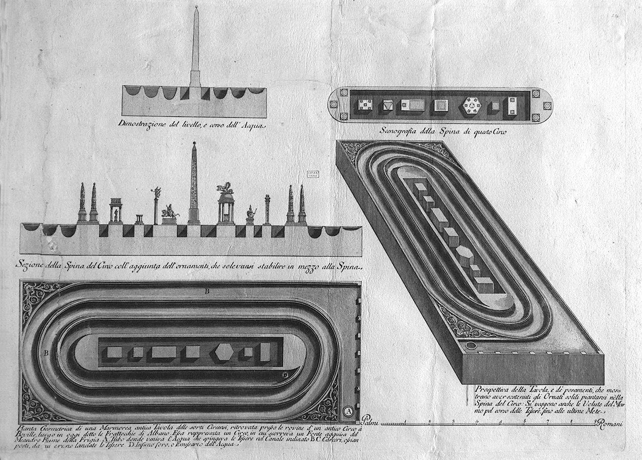 pianta di circo (stampa) di Piranesi Francesco (sec. XVIII)