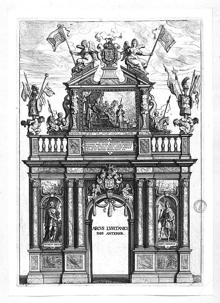 arco della Lusitania (stampa) di Van Thulden Theodor (sec. XVII)