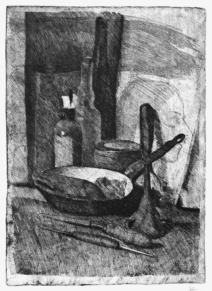 natura morta (stampa) di Barbisan Giovanni (sec. XX)