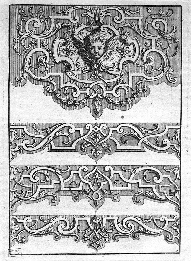 motivi decorativi vegetali (stampa, serie) di Eysler John Leonhard (sec. XVIII)