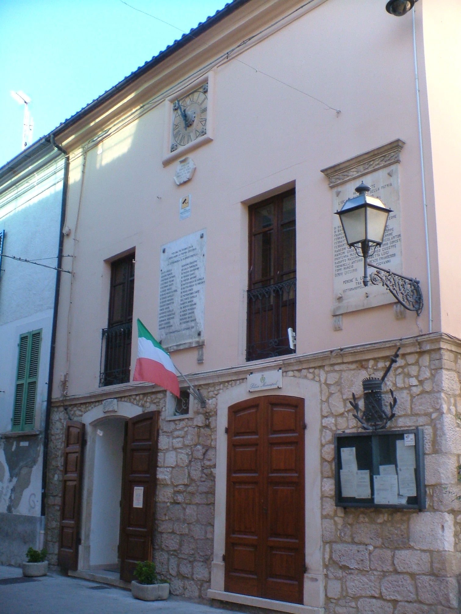 lapide commemorativa ai caduti - ambito abruzzese (sec. XX)