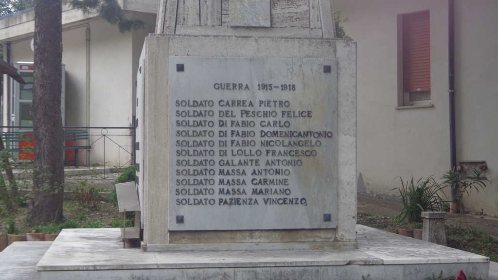 allegoria della vittoria come aquila (monumento ai caduti - ad obelisco) - ambito abruzzese (sec. XX)