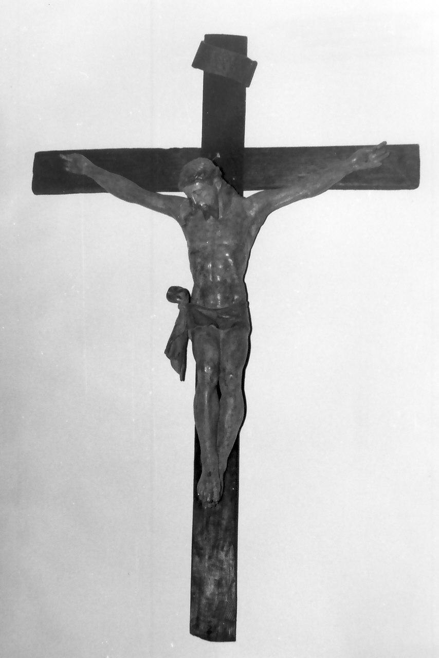 crocifisso, opera isolata - bottega Italia meridionale (seconda metà sec. XVII)