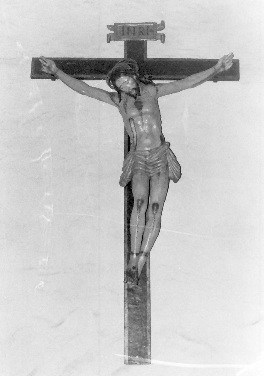 crocifisso, opera isolata - bottega calabrese (fine/ inizio secc. XVII/ XVIII)