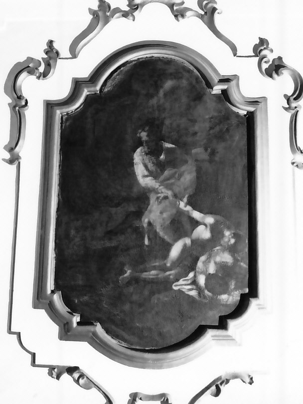Tobia e Tobi seppelliscono un cadavere (dipinto) di Bruno Francesco (sec. XVIII)