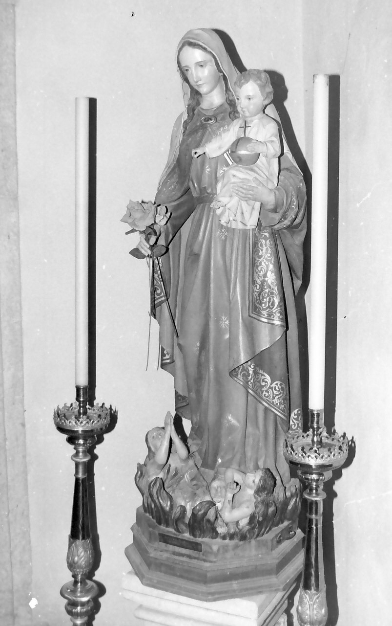 Madonna della Misericordia (statua, opera isolata) - bottega Italia meridionale (metà sec. XIX)