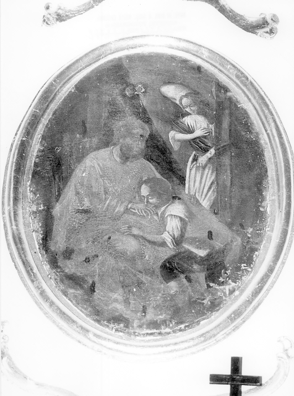 consigli di Tobit a suo figlio Tobia (dipinto, opera isolata) di Bruni F (bottega) (seconda metà sec. XVIII)