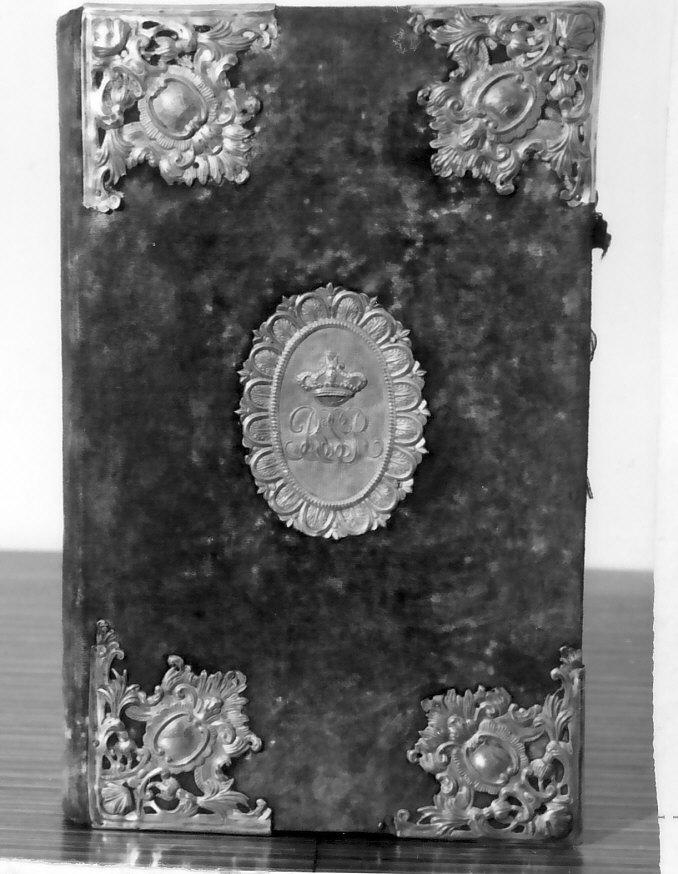 coperta di libro liturgico, opera isolata - bottega napoletana (sec. XIX)