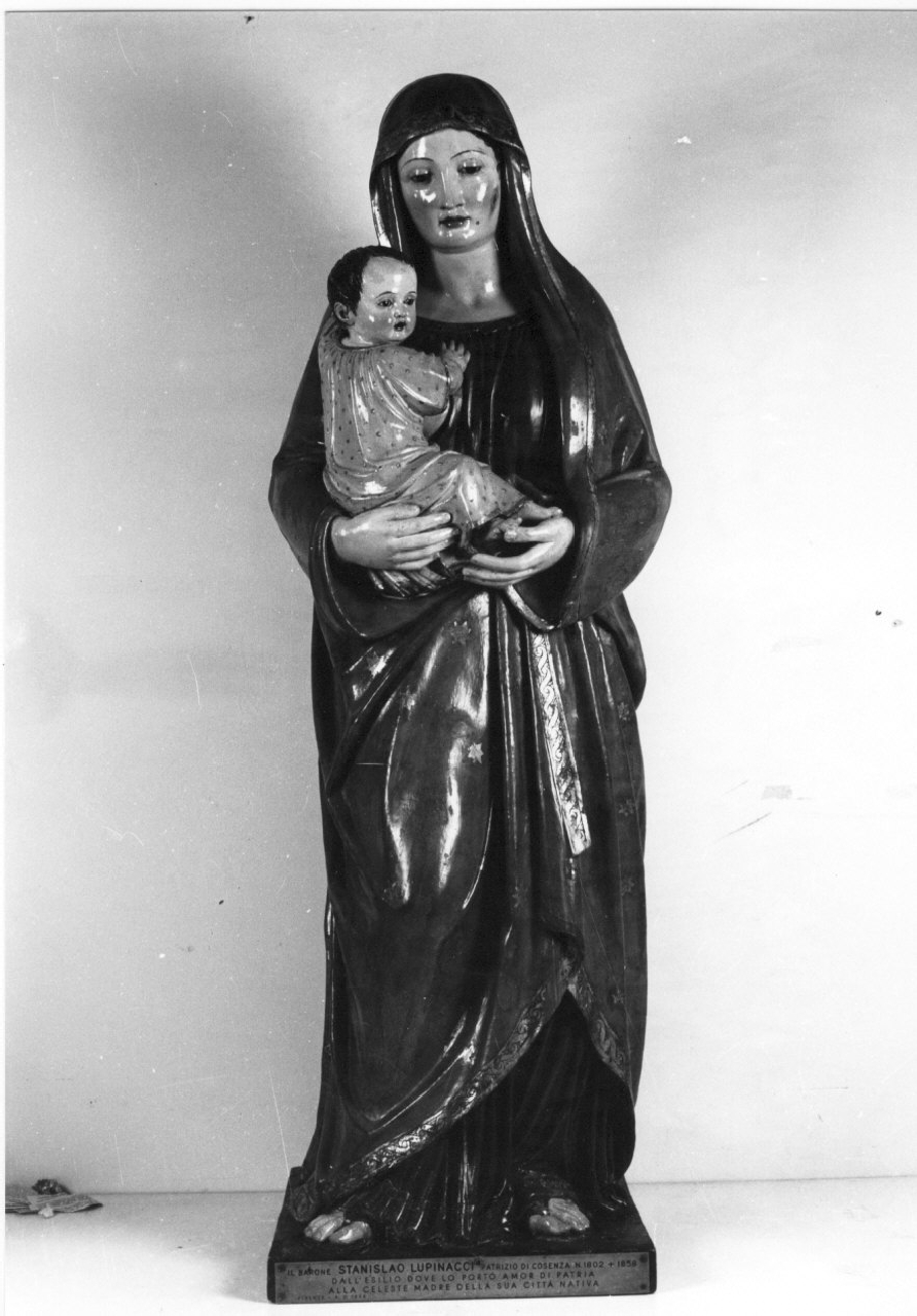 Madonna del Pilerio (statua, opera isolata) - bottega calabrese (sec. XIX)