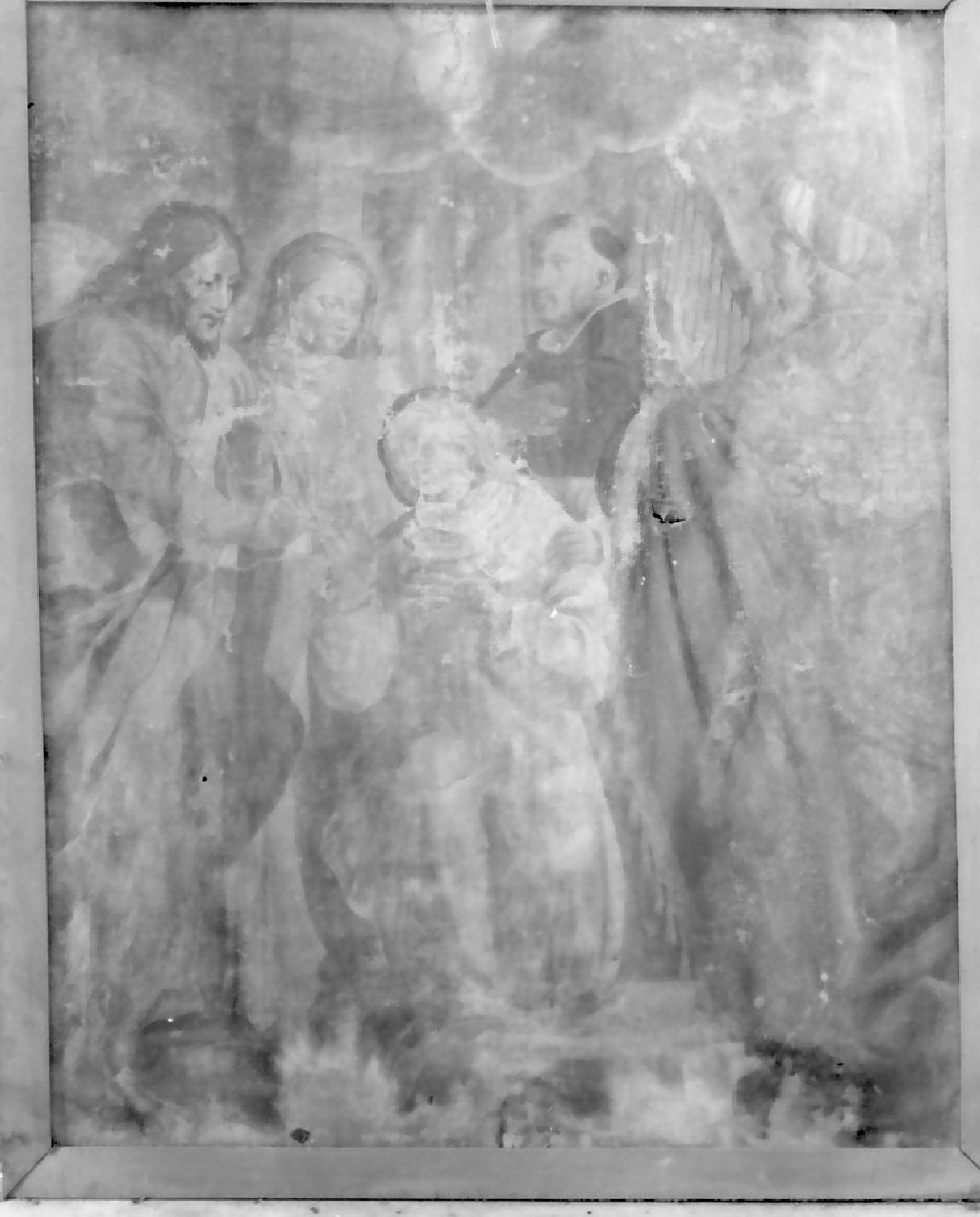 Matrimonio mistico di una monacanda (dipinto, opera isolata) - ambito calabrese (sec. XVII)