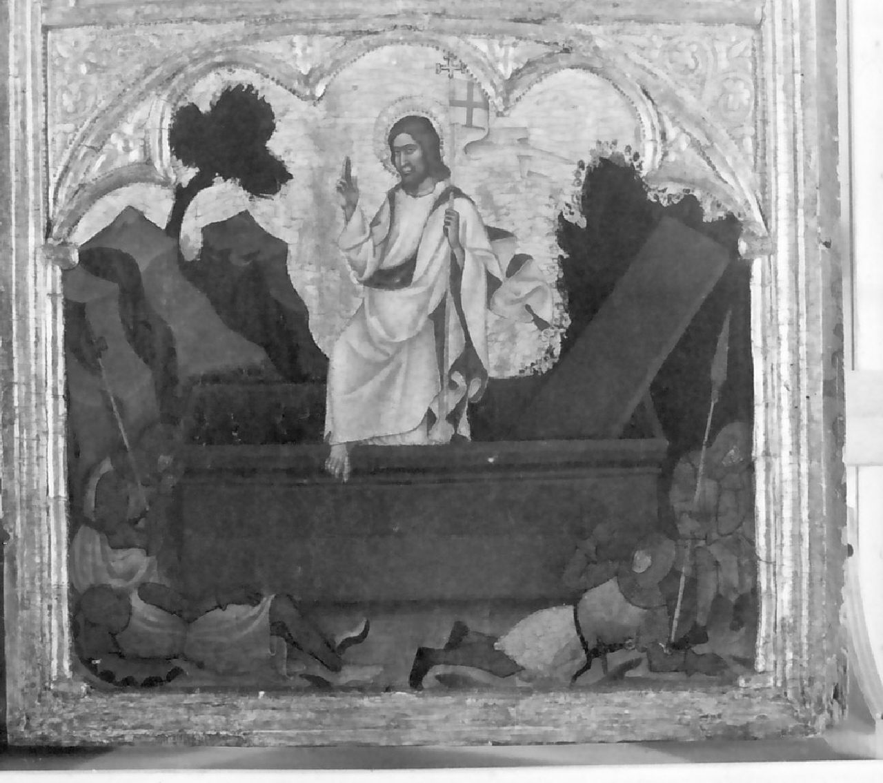 Altarolo con storie della passione di Cristo (oratorio domestico, opera isolata) di Maestro di Antonio e Onofrio Penna - ambito marchigiano (inizio sec. XV)